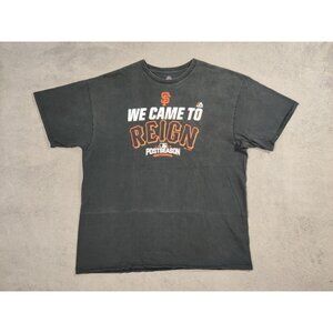 San Francisco Giants Shirt Adult Mens 2XL XXL Black We Came to Reign Baseball